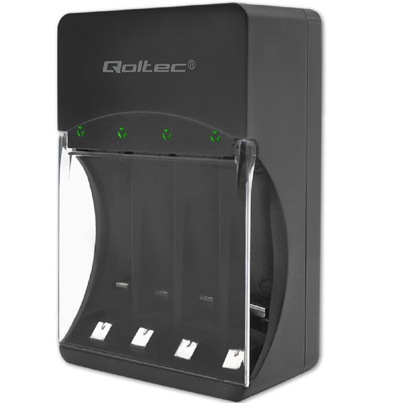 Qoltec Ładowarka do akumulatorków Ni-MH typu R03/AAA R6/AA 300mA