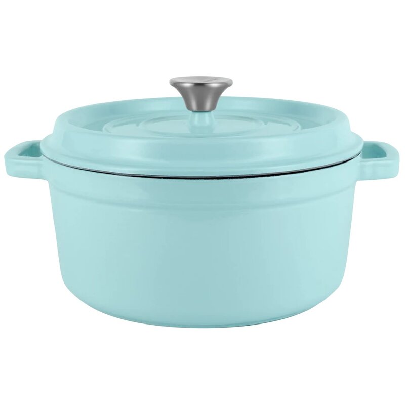 Garnek żeliwny VINTAGE CUISINE VC2P2619BF20CP Miętowy 4.3L
