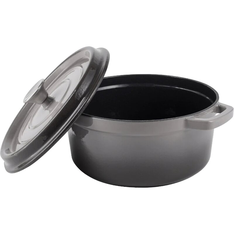 Garnek żeliwny VINTAGE CUISINE VC2P221GR20CP Szary Ombre 2.2L