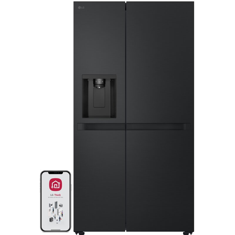 Lodówka LG GSLC40EPPE Side by Side 179cm Ciemny grafit NatureFresh