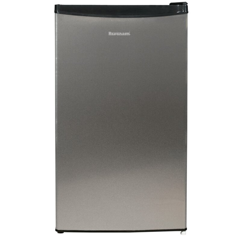 Lodówka RAVANSON LKK-90ES 83 cm Srebrna