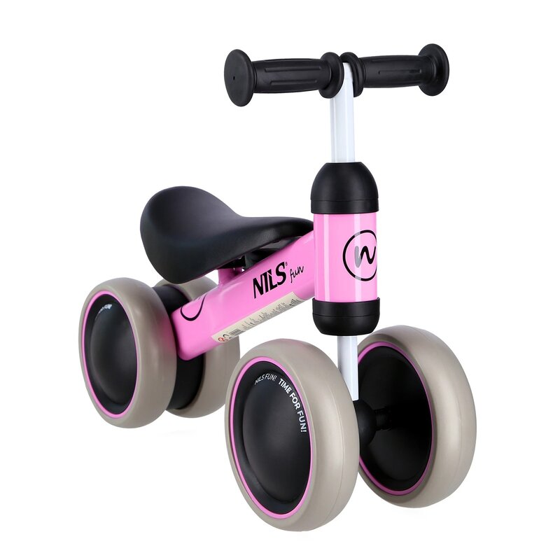 Rowerek biegowy NILS FUN RB002 Różowy