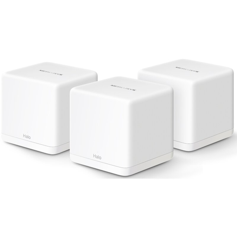 Router MERCUSYS Halo H60X 2.4 / 5 GHz (DualBand), Wi-Fi Mesh (3 szt.)