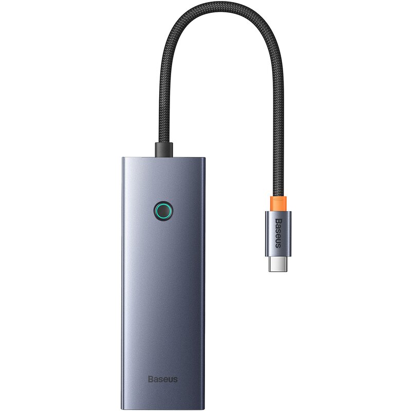 Hub BASEUS UltraJoy Series Lite USB-C BS-OH108 USB Typu C, Pasywny Szary