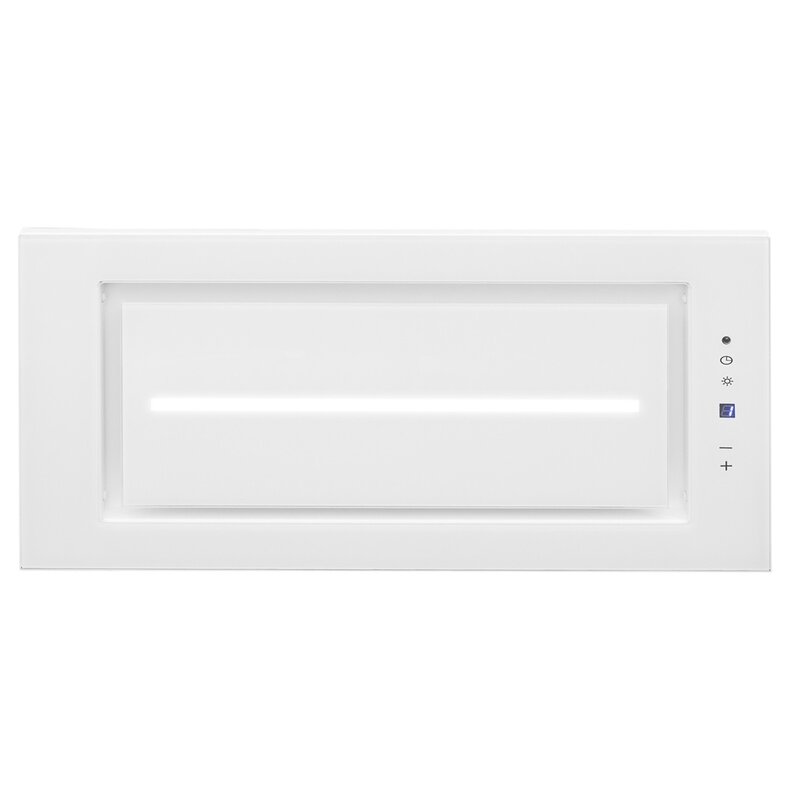 Okap AFRELLI Prima Glass Centrale 90 Biały 526m3/h 60dB klasa B Timer