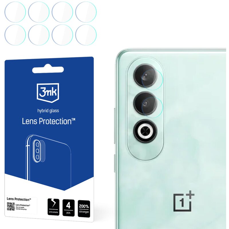 Szkło hybrydowe na obiektyw 3MK Lens Protection do OnePlus Nord CE 4