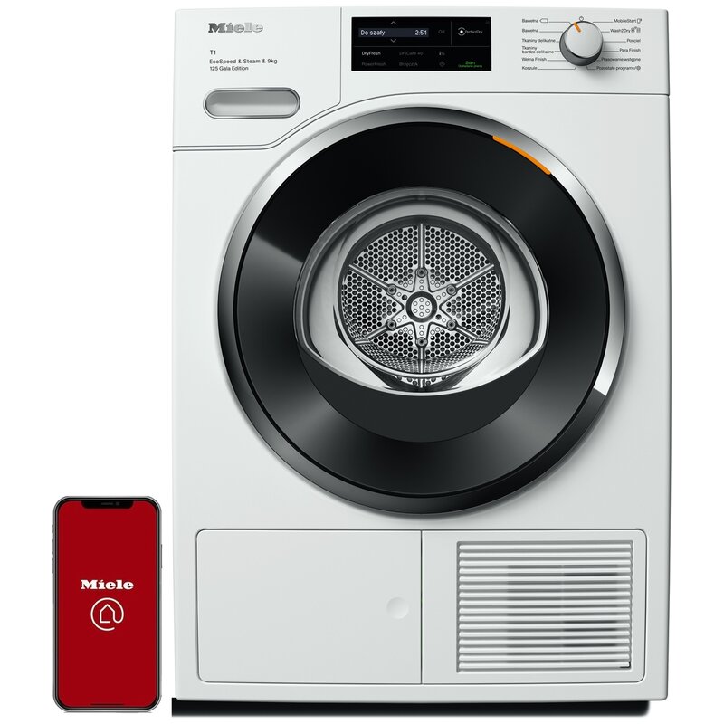Miele TWL680WP 64,3cm 9kg Zdalne sterowanie