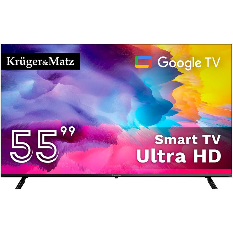 Telewizor KRUGER&MATZ KM0255-SA 55" LED 4K Google TV