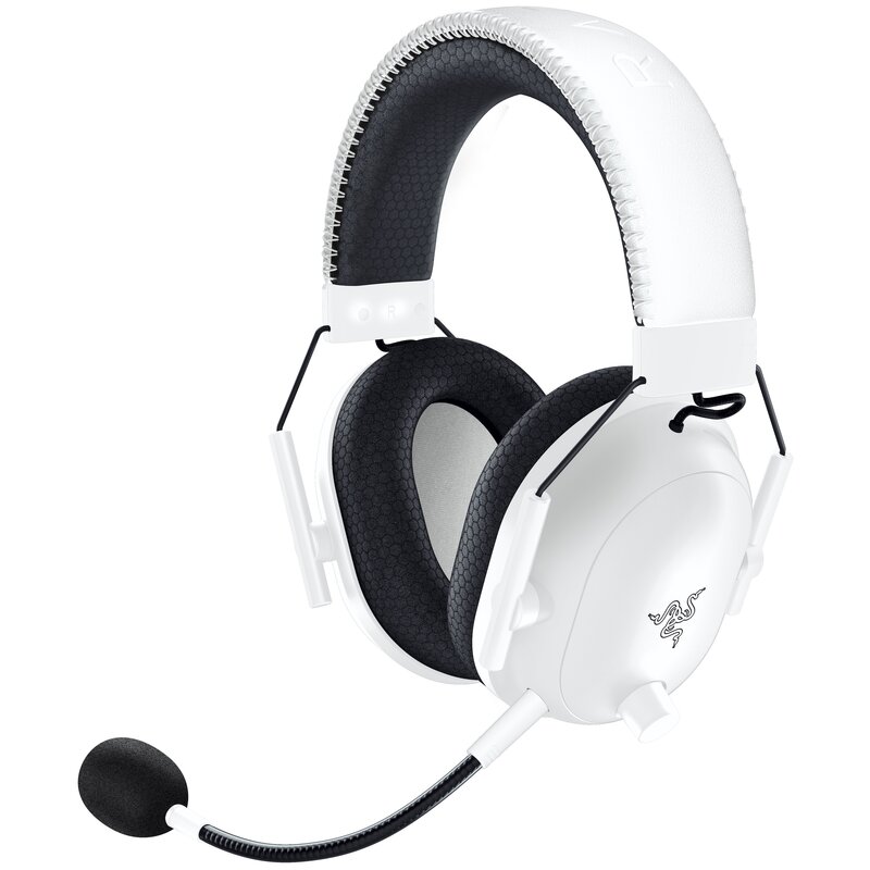 Słuchawki RAZER BlackShark V2 Pro PlayStation Bezprzewodowe, Nauszne, Dźwięk przestrzenny Biało-czarny
