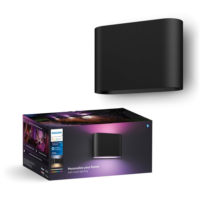 Kinkiet zewnętrzny PHILIPS HUE Dymera Czarny