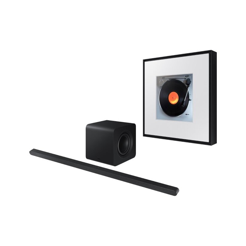 Soundbar SAMSUNG HW-S800D EN Czarny + Głośnik multiroom SAMSUNG Music Frame HW-LS60D EN Czarny