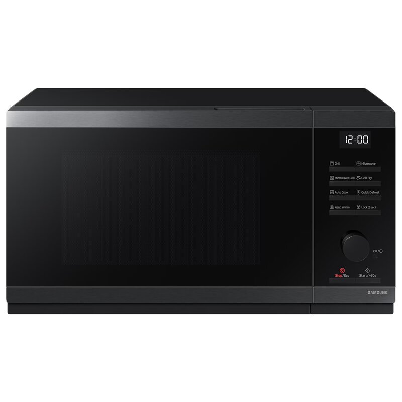 Kuchenka mikrofalowa SAMSUNG MG23DG4524CGE2 800W średnica 28.8 cm pojemność 23L Auto Cook Auto Defrost Czarny