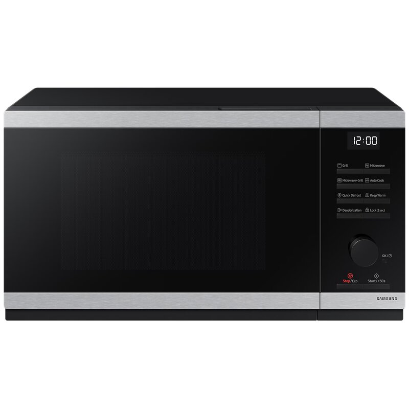 Kuchenka mikrofalowa SAMSUNG MG32DG4524CTE2 900W średnica 31.8 cm pojemność 32L System TDS Auto Cook Quick Defrost Czarno-srebrny