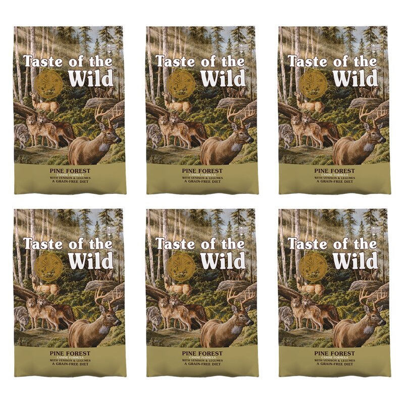 Karma dla psa TASTE OF THE WILD Pine Forest Dziczyzna z jagnięciną 6 x 2 kg