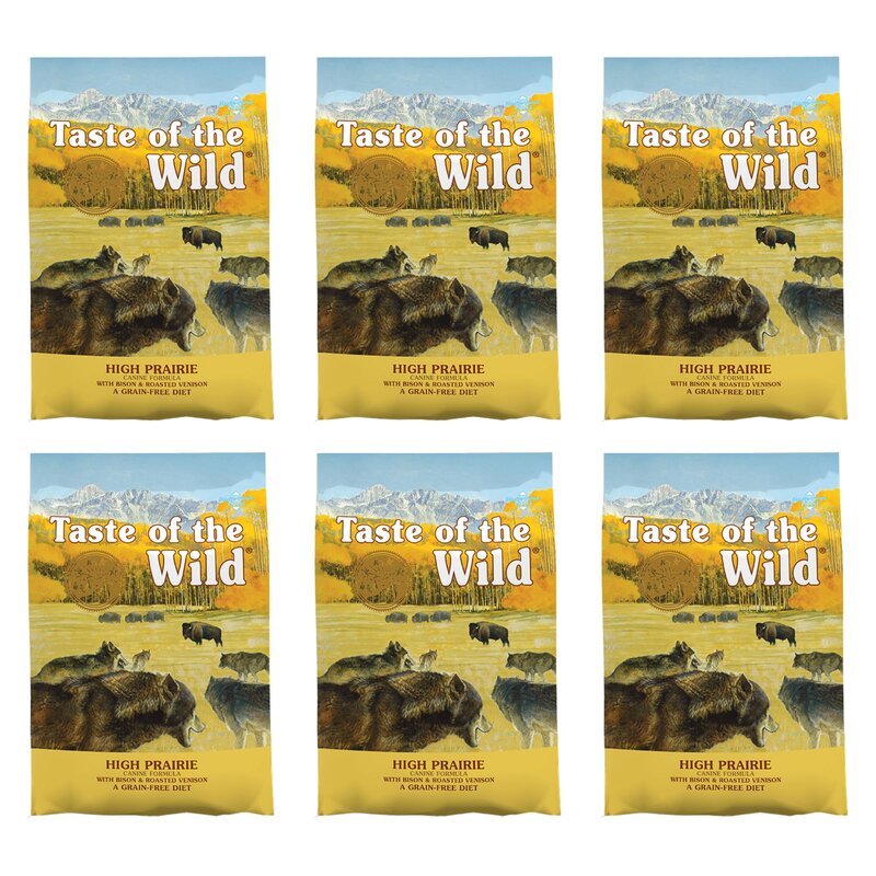 Karma dla psa TASTE OF THE WILD High Prairie Bizon i dziczyzna 6 x 2 kg