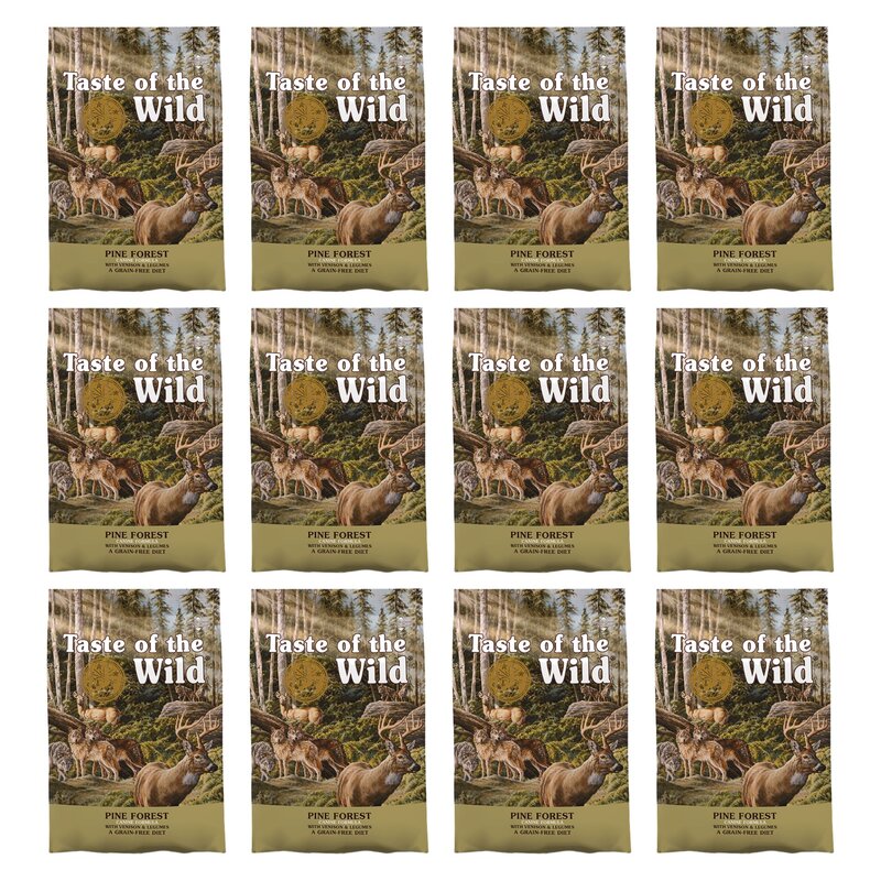 Karma dla psa TASTE OF THE WILD Pine Forest Dziczyzna z jagnięciną 12 x 2 kg
