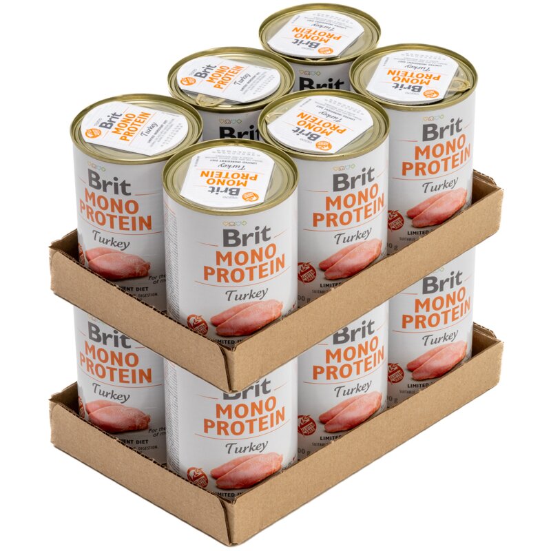 Karma dla psa BRIT Mono Protein Indyk 12 x 400 g