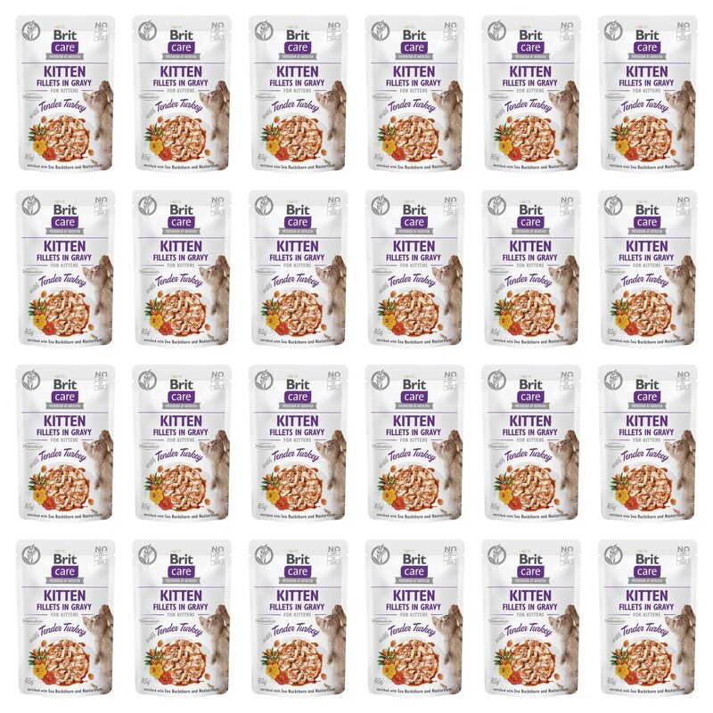Karma dla kota BRIT Care Indyk w sosie 24 x 85 g