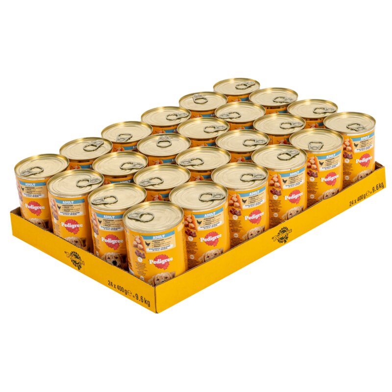 Karma dla psa PEDIGREE Adult Kurczak z marchewką 24 x 400 g