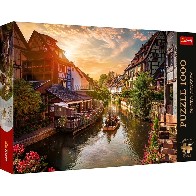 Puzzle TREFL Premium Plus Quality Photo Odyssey Mała Wenecja w Colmar Francja 10816 (1000 elementów)