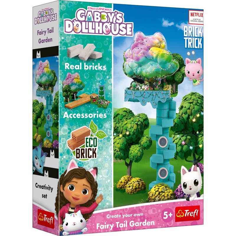 Klocki konstrukcyjne TREFL Brick Trick Koci Domek Gabi Fairy Tail Garden 61959