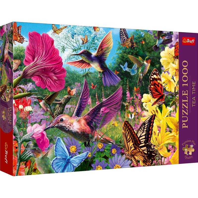Puzzle TREFL Premium Plus Quality Tea Time Ogród dla ptaków 10806 (1000 elementów)