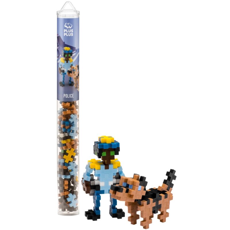Klocki plastikowe PLUS-PLUS Tuba Policjant 014-4296