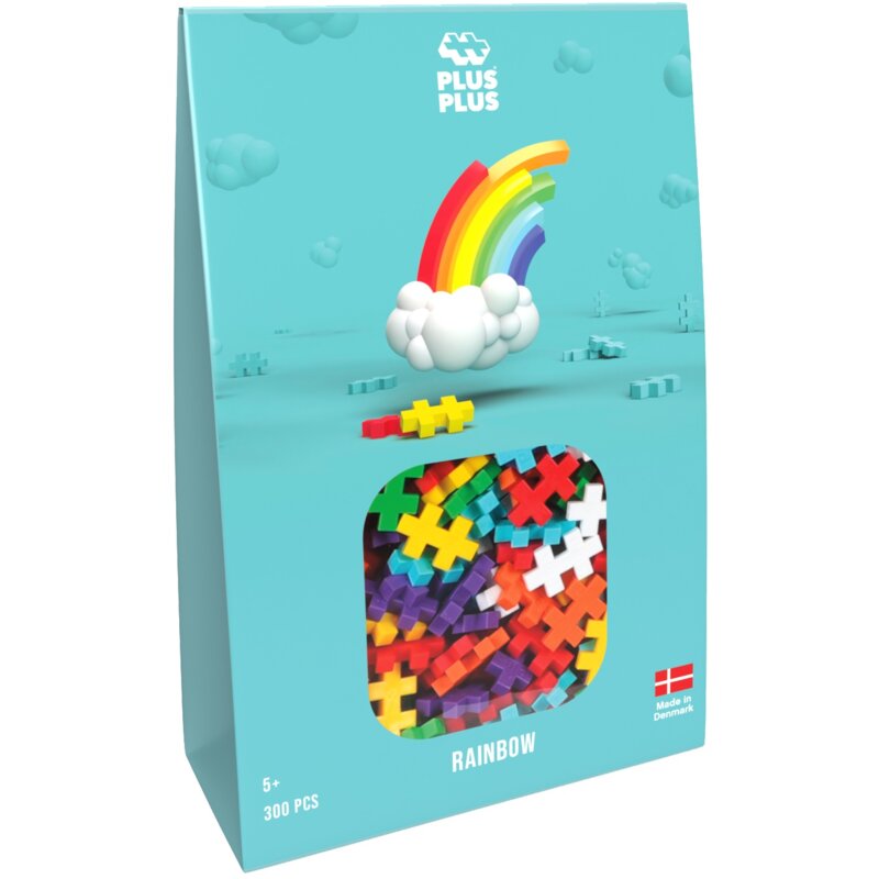 Klocki plastikowe PLUS-PLUS Tęczowe 014-3977