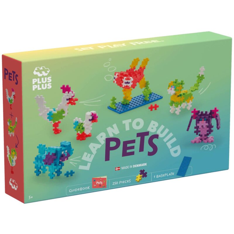 Klocki plastikowe PLUS-PLUS Naucz się budować Zwierzęta 014-3962