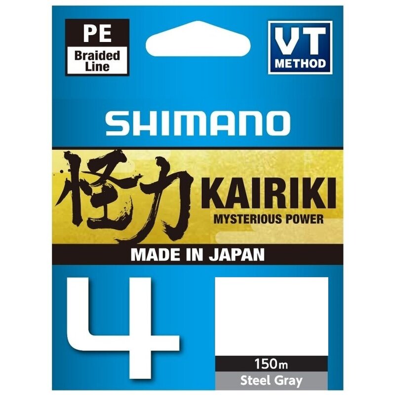Plecionka SHIMANO Kairiki 4 0.06 mm / 150 m Szary
