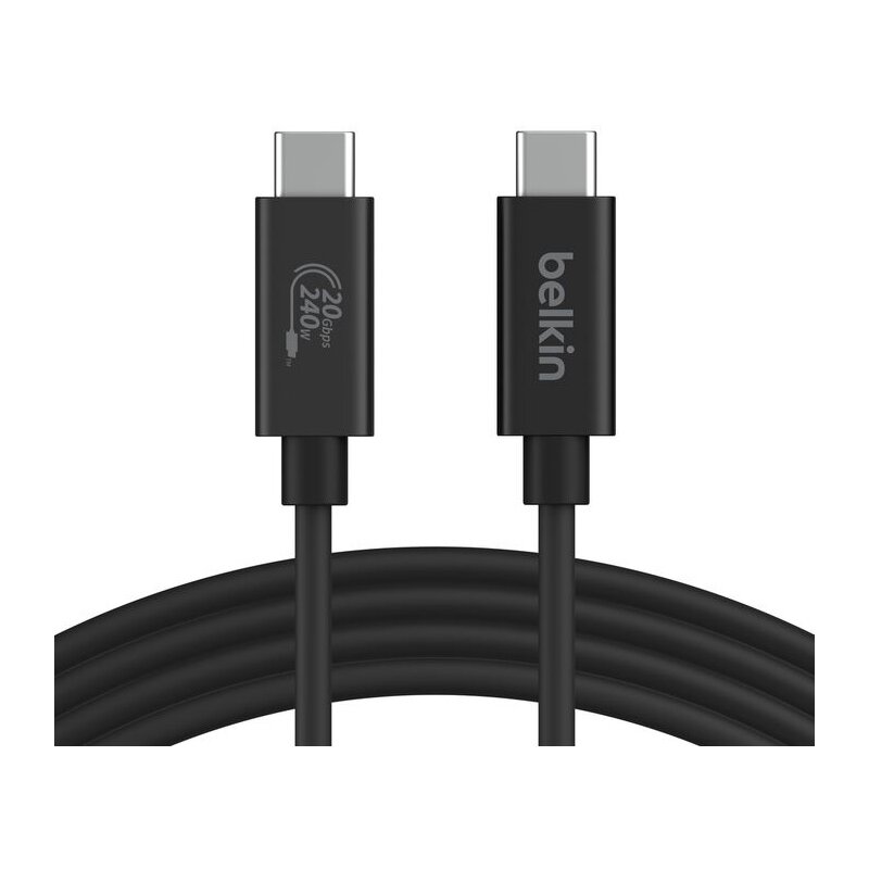 Kabel USB-C - USB-C BELKIN INZ004BT2MBK 240W 2 m Czarny