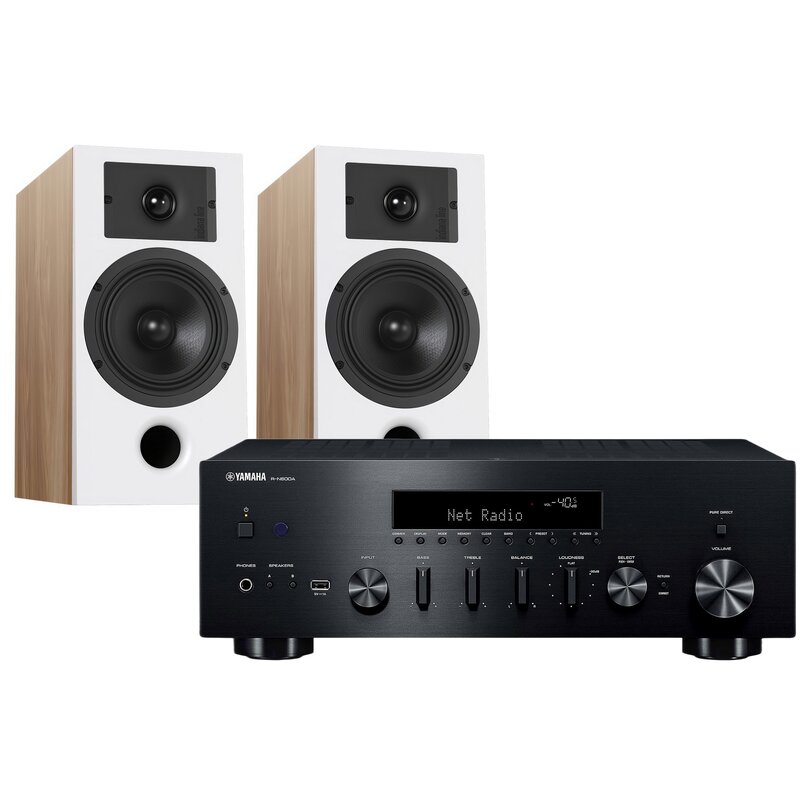 Zestaw stereo YAMAHA MusicCast R-N600A + INDIANA Line Diva 3 Dąb