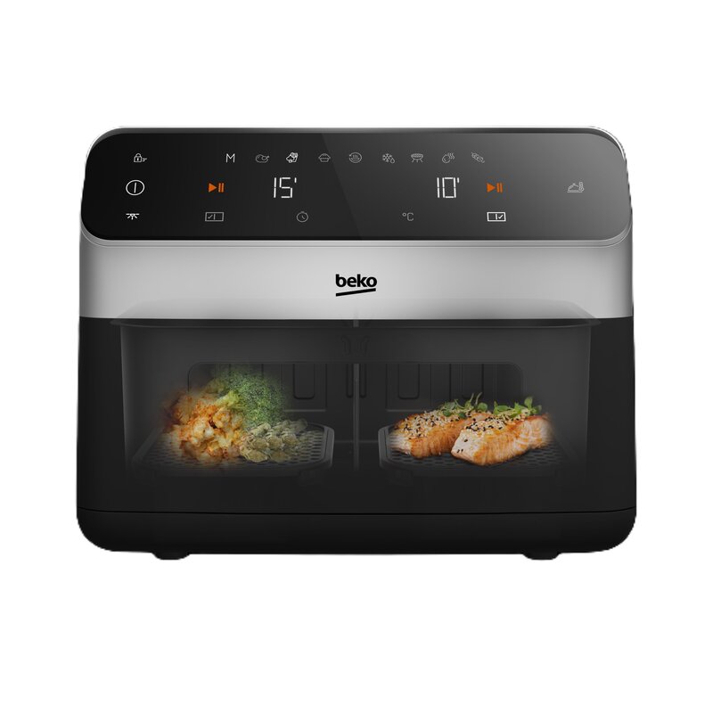 Air Fryer Frytkownica beztłuszczowa BEKO FRL 6488 9.5l z okienkiem do obserwacji postępów gotowania