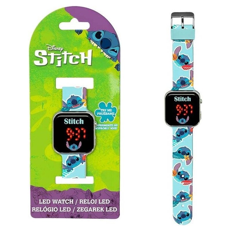 Zabawka zegarek z kalendarzem KIDS EUROSWAN Stitch LAS4039