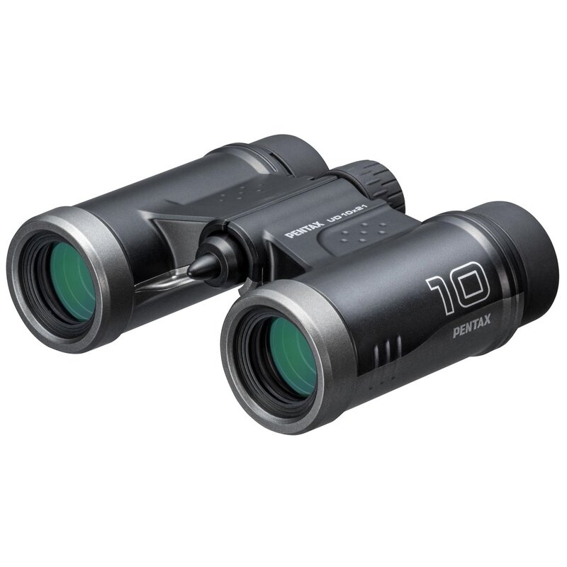 Lornetka PENTAX UD 10x21 Czarny, 10-krotne zbliżenie, kompaktowe rozmiary, pryzmat dachowy