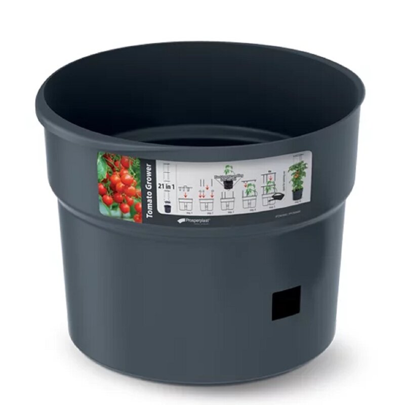 Doniczka do pomidorów PROSPERPLAST Tomato Grower IPOM350-S433 18L Czarny