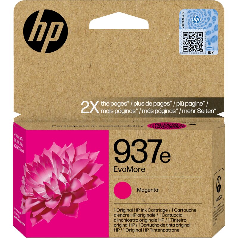 HP 937e EvoMore magenta 1650 str.