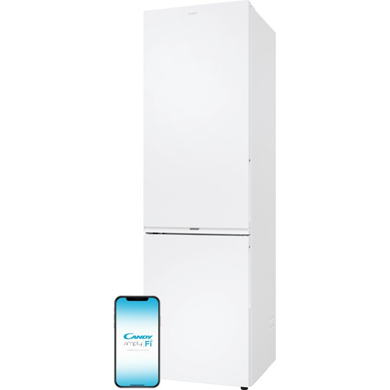 Candy Fresco 300 CNCQ2T620EW Pełny No Frost 205cm Komora świeżości Biały