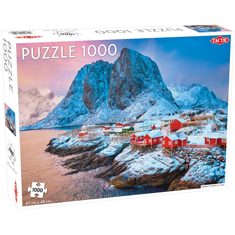 Puzzle TACTIC Lovers Wioska Rybacka Hamnoy 56649 (1000 elementów)