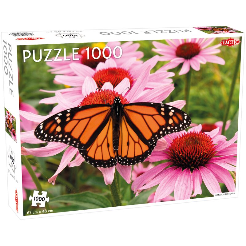 Puzzle TACTIC Lovers Monarch Butterfly 58315 (1000 elementów)