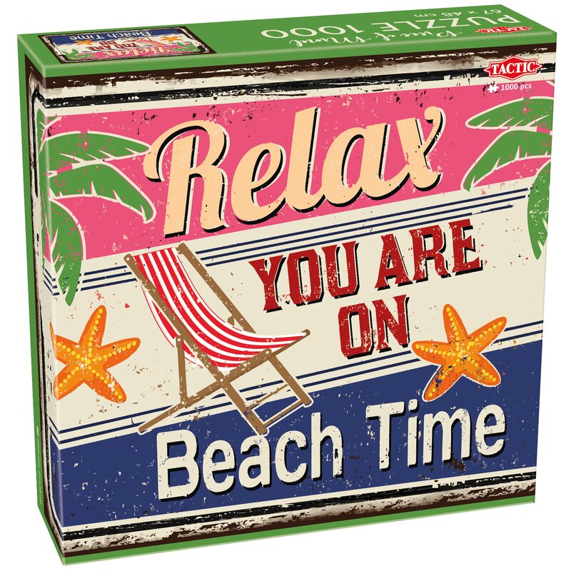 Puzzle TACTIC Lovers Beach Time 58657 (1000 elementów)