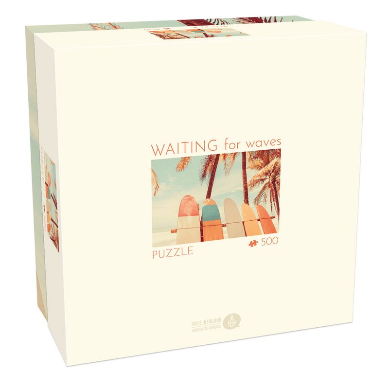Puzzle TACTIC Lovers Lifestyle Waiting for Waves 59496 (500 elementów)
