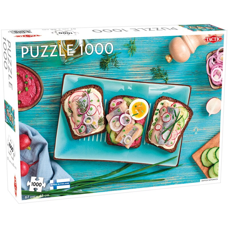 Puzzle TACTIC Lovers Danish Sandwich 58676 (1000 elementów)