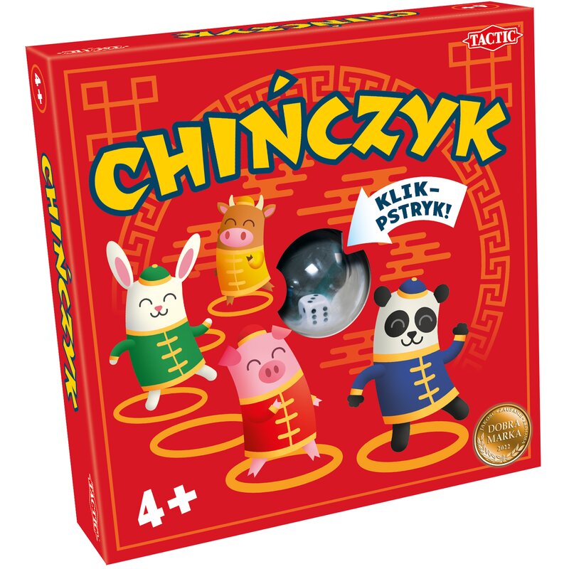 Gra planszowa TACTIC Deluxe Chińczyk 59058