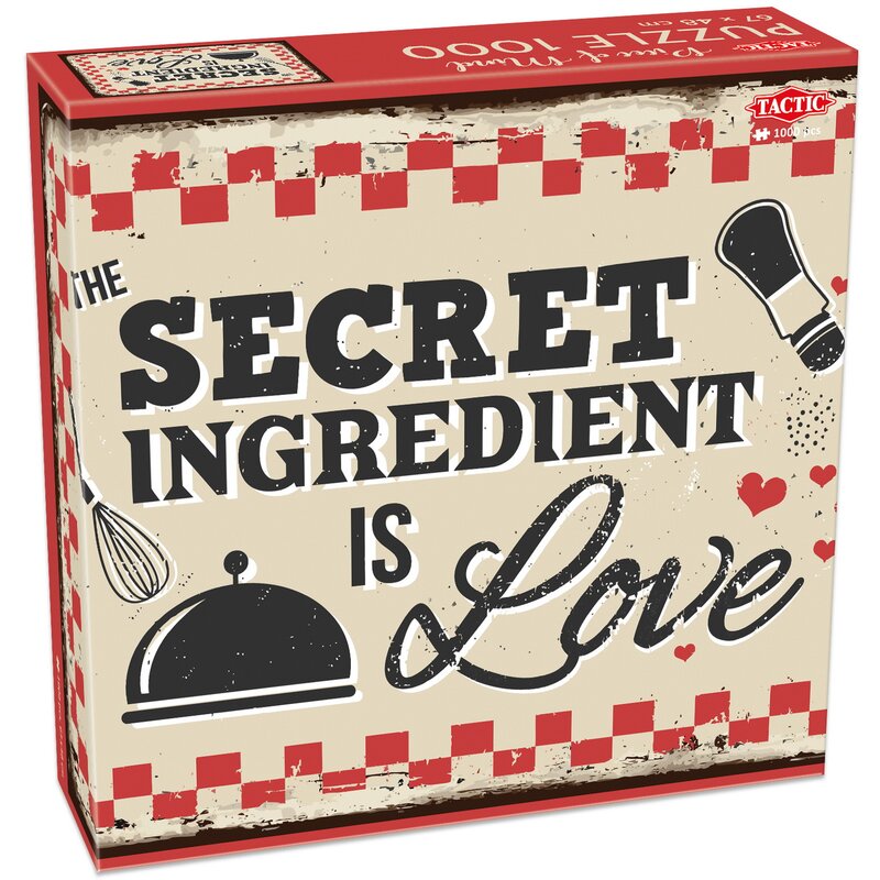 Puzzle TACTIC Lovers Secret Ingredient is Love 58655 (1000 elementów)