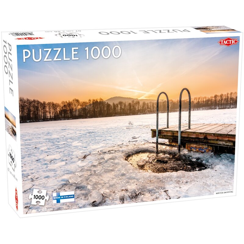 Puzzle TACTIC Lovers Winter Swimming 58669 (1000 elementów)
