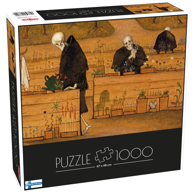 Puzzle TACTIC Lovers Hugo Simberg Ogród Śmierci 58689 (1000 elementów)