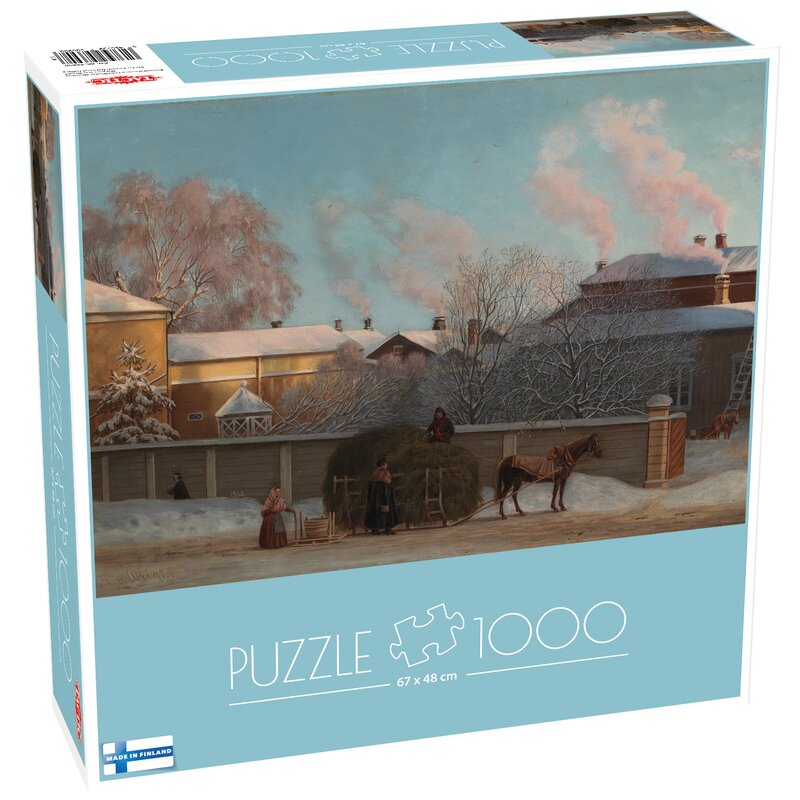 Puzzle TACTIC Lovers Annankatu w Mroźny Zimowy Poranek 58690 (1000 elementów)