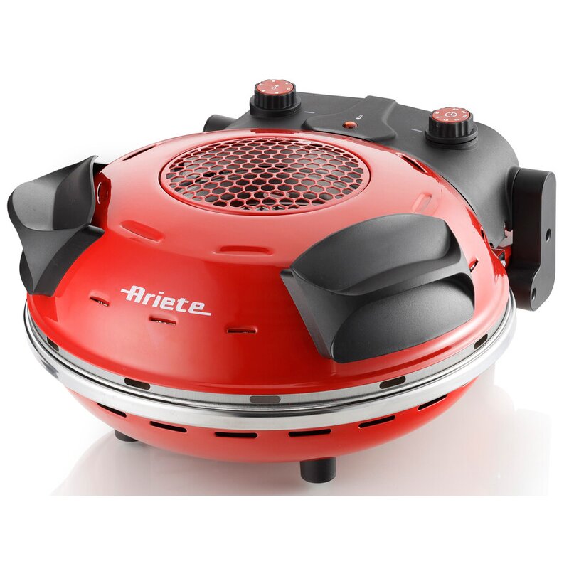Piec do pizzy ARIETE 928/01 Pizza Italia 1200W średnica 33 cm Czerwony
