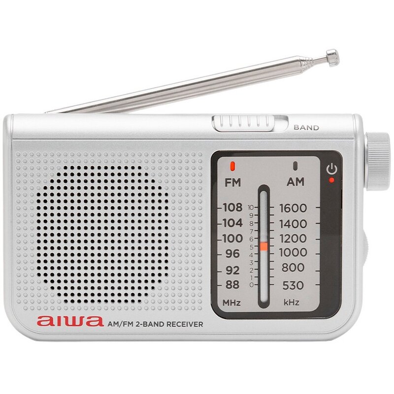 Aiwa RS-55/SL Radio FM Srebrny